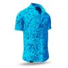 GRAVUR BLUE - summer shirt men - GERMENS