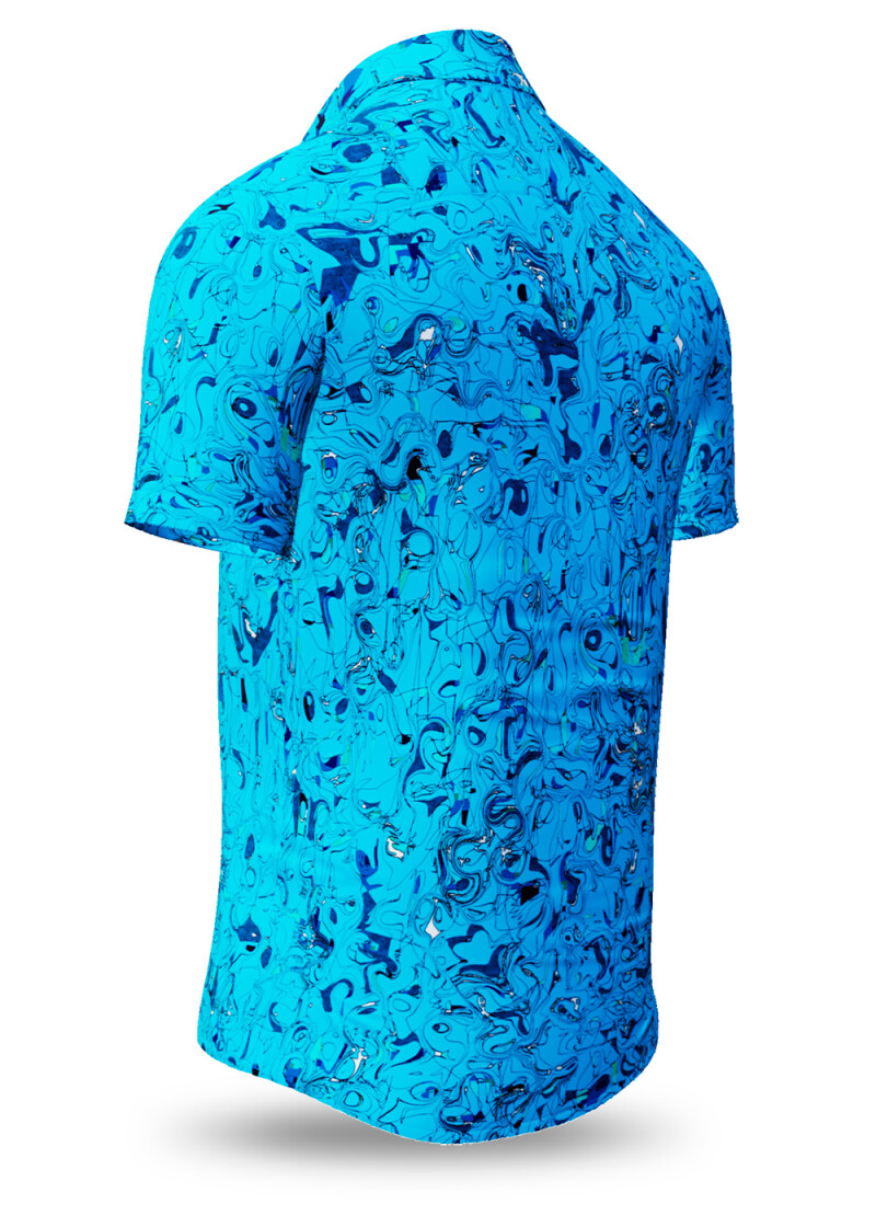 GRAVUR BLUE - Sommerhemd Herren - GERMENS