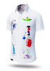 Mens Short Sleeve Button Down GERO & GREGOR – GERMENS artfashion – 100 % Cotton - Size 6XL