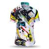 Colorful summer shirt men JING JONG - GERMENS
