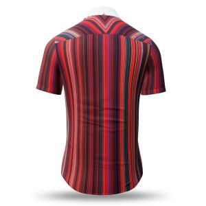 Summer button shirt ALPHA CENTAURI RED - GERMENS