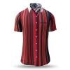 Summer button shirt ALPHA CENTAURI RED - GERMENS