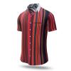 Summer button shirt ALPHA CENTAURI RED - GERMENS