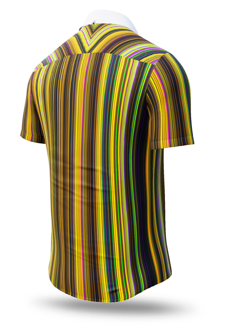 Sommerhemd Herren ALPHA CENTAURI YELLOW - GERMENS
