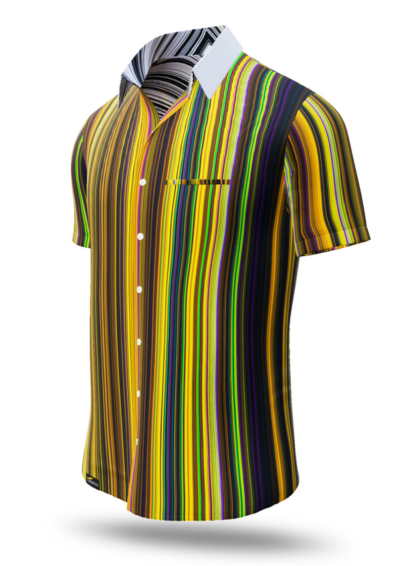 ALPHA CENTAURI YELLOW - Sommerhemd Herren - GERMENS