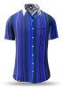 Summer button shirt ALPHA CENTAURI BLUE - GERMENS
