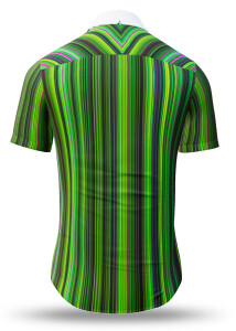 Summer shirt for men ALPHA CENTAURI GREEN - 100% cotton -...