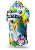 Sommerhemd Herren BOOM BOOM BOOM - 100 % Baumwolle - 10 Größen von XS - 6XL - außergewöhnliches Design - feinste Verarbeitung - Stoffe Made in Germany - limitiert und exklusiv