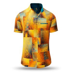 Summer button shirt DRACO GOLD - GERMENS