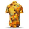 Summer button shirt DRACO GOLD - GERMENS