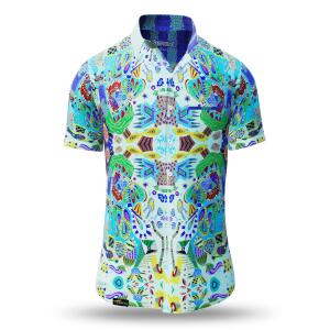 Summer button shirt CARROUSEL MINT - GERMENS
