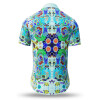 Summer button shirt CARROUSEL MINT - GERMENS
