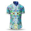 Summer button shirt CARROUSEL MINT - GERMENS
