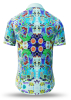 Summer shirt for men CARROUSEL MINT - 100% cotton - 10 sizes from XS to 6XL - exceptional design - finest workmanship - fabrics made in Germany - limited edition and exclusive