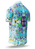 Sommerhemd Herren CARROUSEL MINT – GERMENS artfashion – 100 % Baumwolle - Größe XS