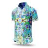 Summer button shirt CARROUSEL MINT - GERMENS