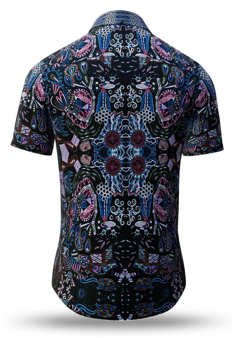 Sommerhemd Herren CARROUSEL BLACK - GERMENS
