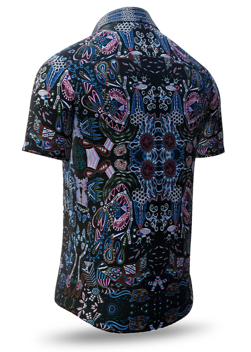 CARROUSEL BLACK - Sommerhemd Herren - GERMENS