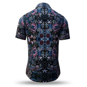 Summer button shirt CARROUSEL BLACK - GERMENS
