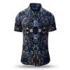 Summer button shirt CARROUSEL BLACK - GERMENS