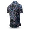 Summer button shirt CARROUSEL BLACK - GERMENS