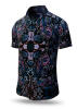 CARROUSEL BLACK Sommerhemd - 100 % Baumwolle - GERMENS artfashion