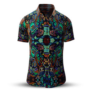 Summer button shirt CARROUSEL SIENA - GERMENS