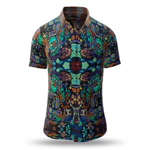 Summer button shirt CARROUSEL SIENA - GERMENS