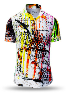 Sommerhemd Herren LUXUS ISST ZEIT - 100 % Baumwolle - 10...