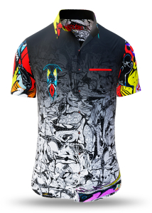 Sommerhemd Herren BOLERO - 100 % Baumwolle - 10 Größen von XS - 6XL - außergewöhnliches Design - feinste Verarbeitung - Stoffe Made in Germany - limitiert und exklusiv