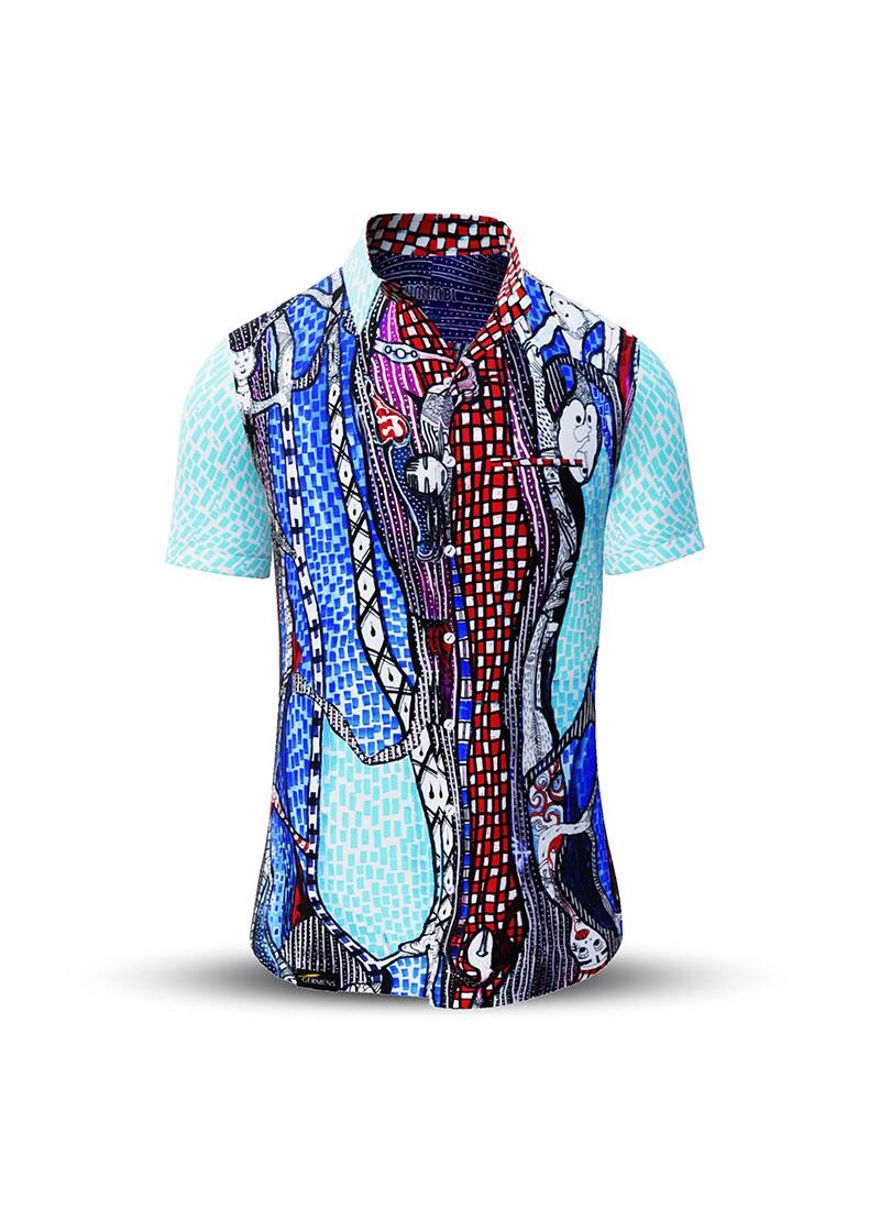 Button up shirt for summer JIMIMBI BLUES - GERMENS