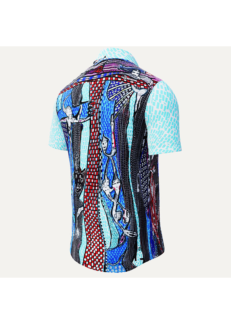 JIMIMBI BLUES - Kurzarmhemd - GERMENS