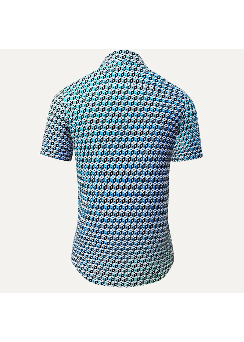 Sommerhemd Herren CUBO AZUR - GERMENS
