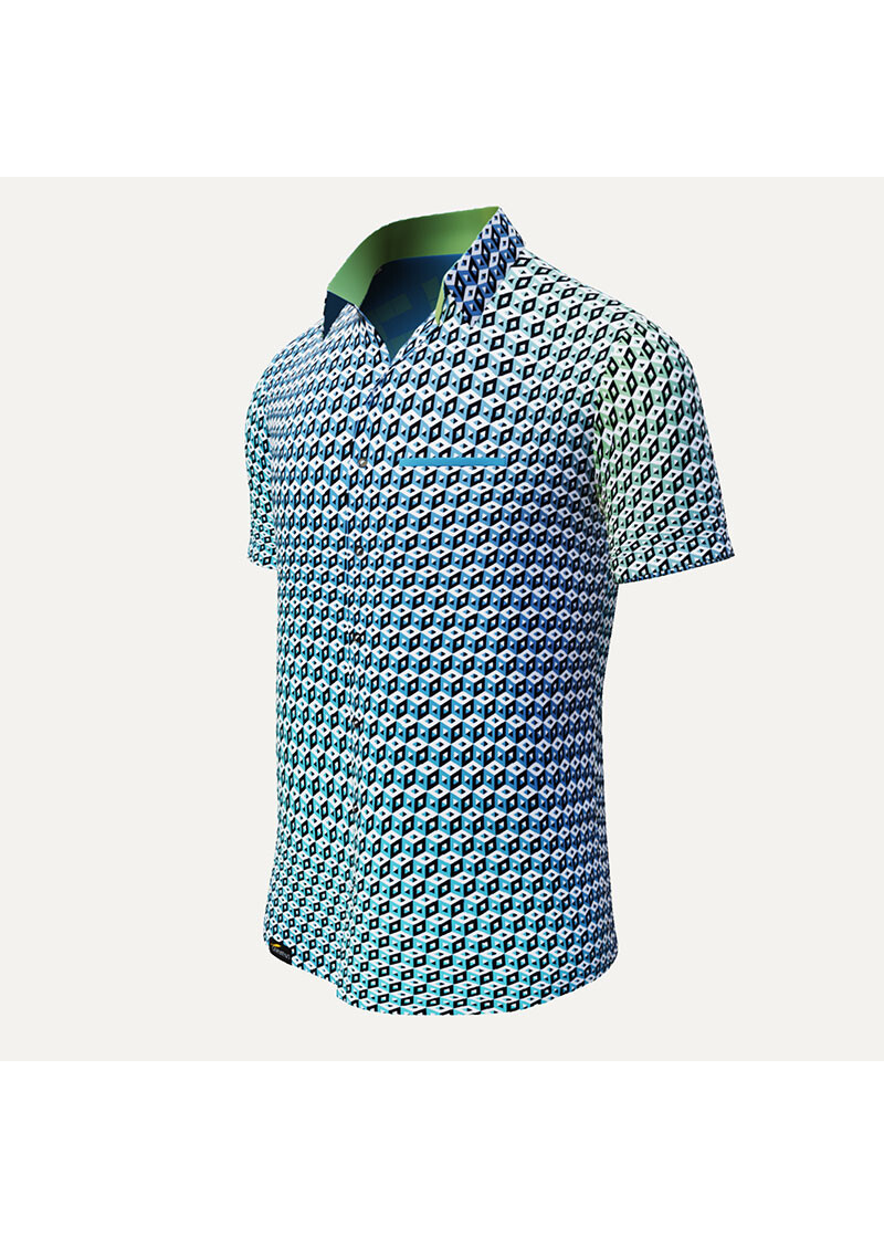 CUBO AZUR - Sommerhemd Herren - GERMENS