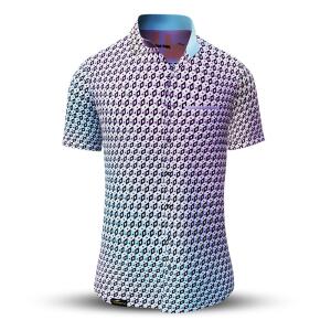 Button up shirt for summer CUBO VIOL - GERMENS