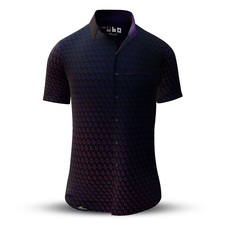 Summer shirt for men CUBO CASINO - 100% cotton - 10 sizes from XS to 6XL - exceptional design - finest workmanship - fabrics made in Germany - limited edition and exclusive