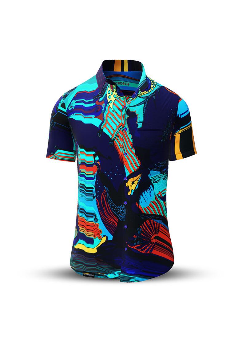 Kurzarm Hemd Herren Sommer TITICACA von GERMENS