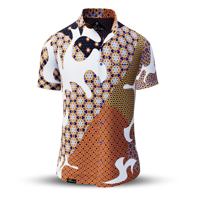 Sommerhemd Herren SOL ORIENS - 100 % Baumwolle - 10 Größen von XS - 6XL - außergewöhnliches Design - feinste Verarbeitung - Stoffe Made in Germany - limitiert und exklusiv
