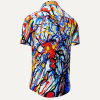 Sommerhemd Herren KNOCKOUT - 100 % Baumwolle - 10 Größen von XS - 6XL - außergewöhnliches Design - feinste Verarbeitung - Stoffe Made in Germany - limitiert und exklusiv