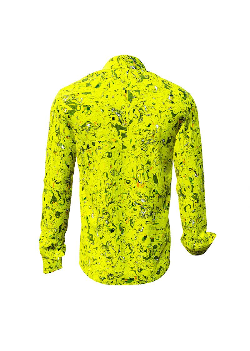 GRAVUR LEMON - Hellgrnes Freizeithemd - GERMENS
