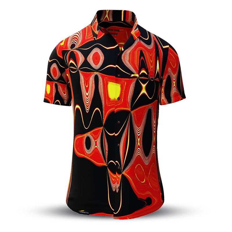 Summer shirt for men NEW YORK FUNKY - 100% cotton - 10 sizes from XS to 6XL - exceptional design - finest workmanship - fabrics made in Germany - limited edition and exclusive