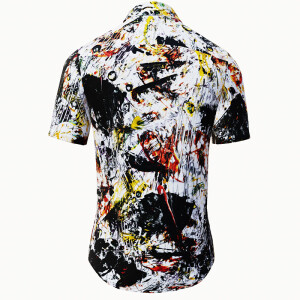 Sommerhemd Herren GERMANIO - 100 % Baumwolle - 10...