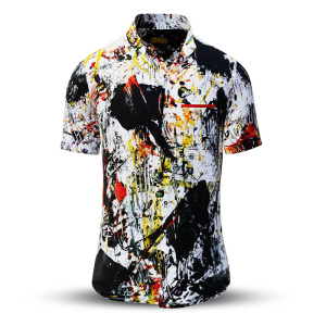 Sommerhemd Herren GERMANIO - 100 % Baumwolle - 10 Größen von XS - 6XL - außergewöhnliches Design - feinste Verarbeitung - Stoffe Made in Germany - limitiert und exklusiv