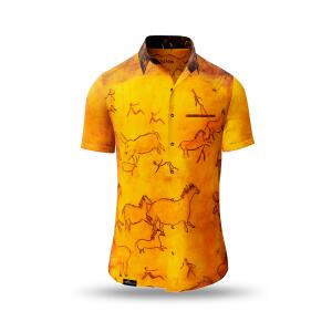 Button up shirt for summer CAVEMAN - GERMENS