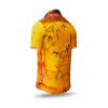 Mens Button-Up Shirt CAVEMAN – Prehistoric Art – 100% Cotton