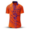 Summer shirt for men DENADA ORANGE - 100% cotton - 10 sizes from XS to 6XL - exceptional design - finest workmanship - fabrics made in Germany - limited edition and exclusive