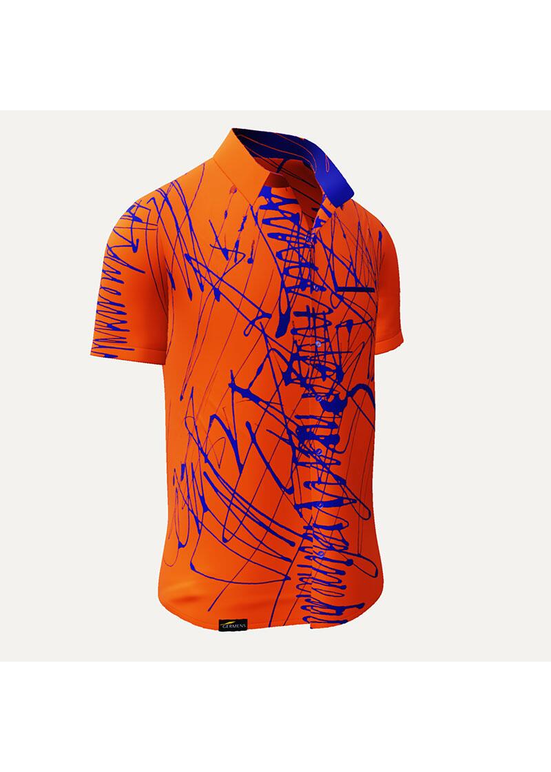 Freizeit Hemd DENADA ORANGE - GERMENS
