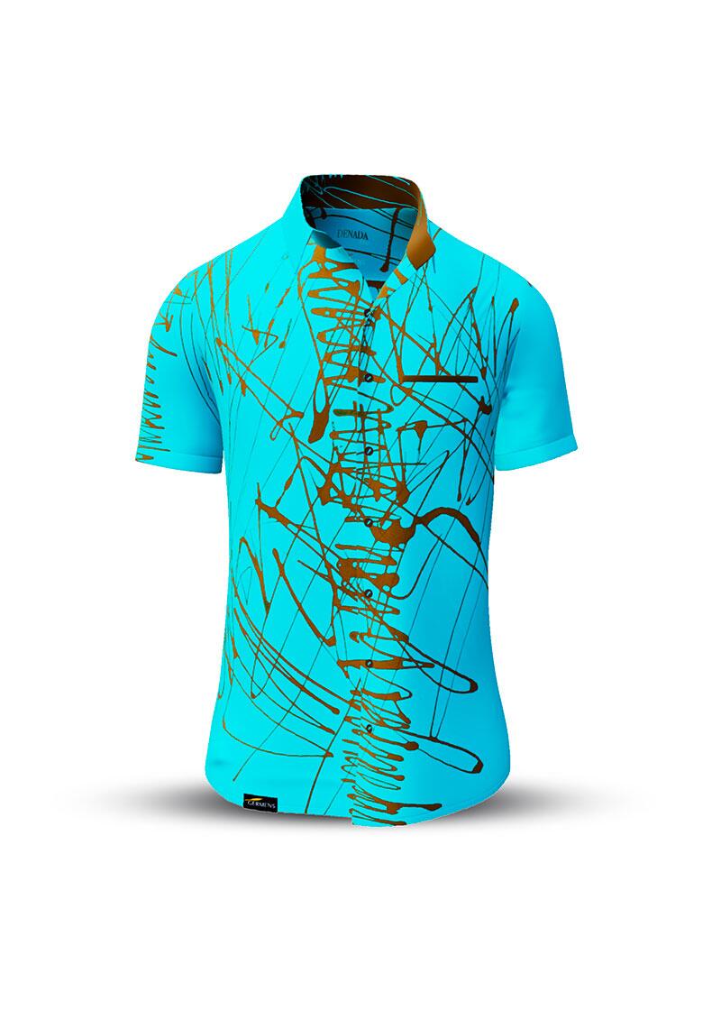 Sommer Hemden Herren DENADA BLUE von GERMENS