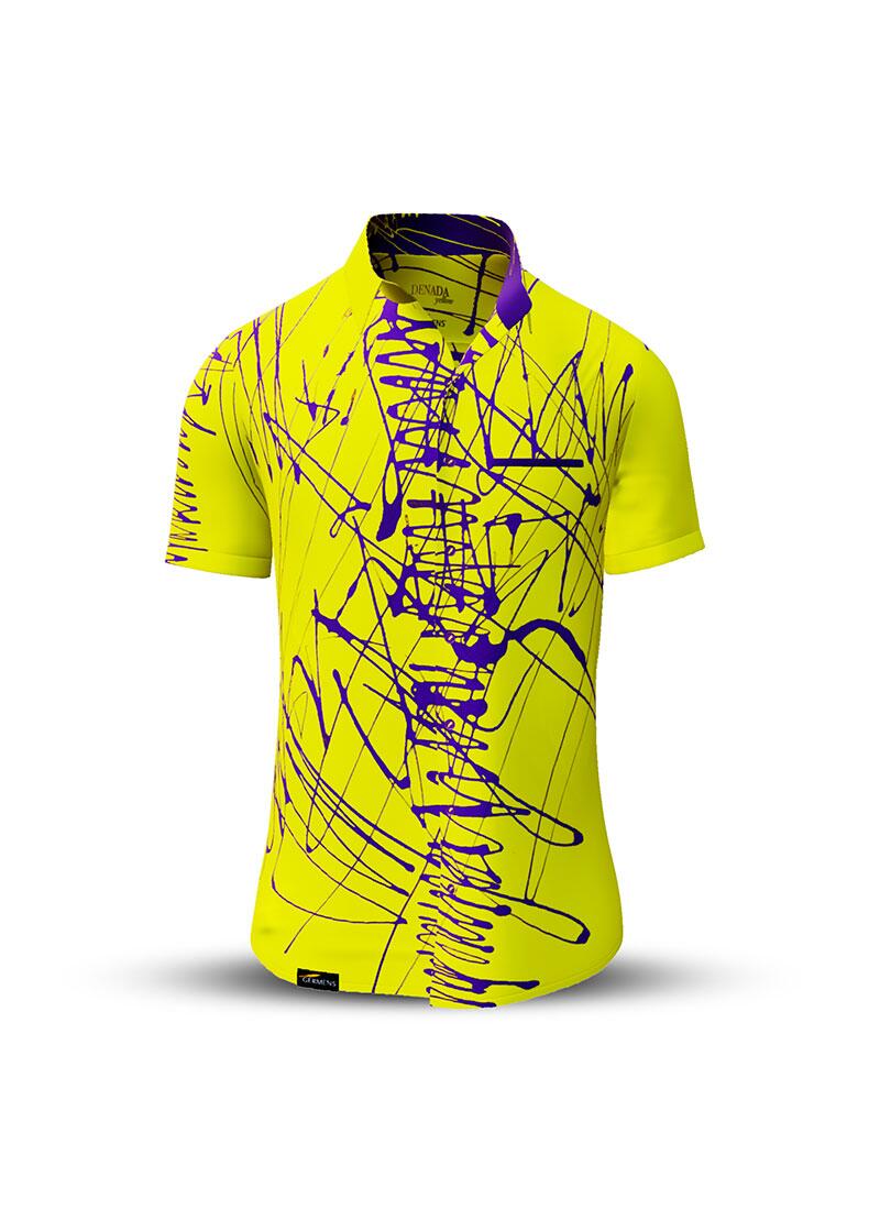 Sommer Hemden Herren DENADA YELLOW von GERMENS
