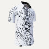 Summer shirt for men DENADA WHITE - 100% cotton - 10 sizes from XS to 6XL - exceptional design - finest workmanship - fabrics made in Germany - limited edition and exclusive